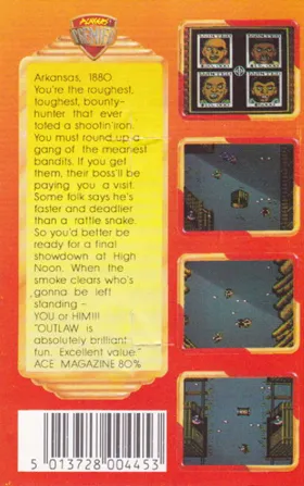 Outlaw (UK) (1990) (Trainer) box cover back
